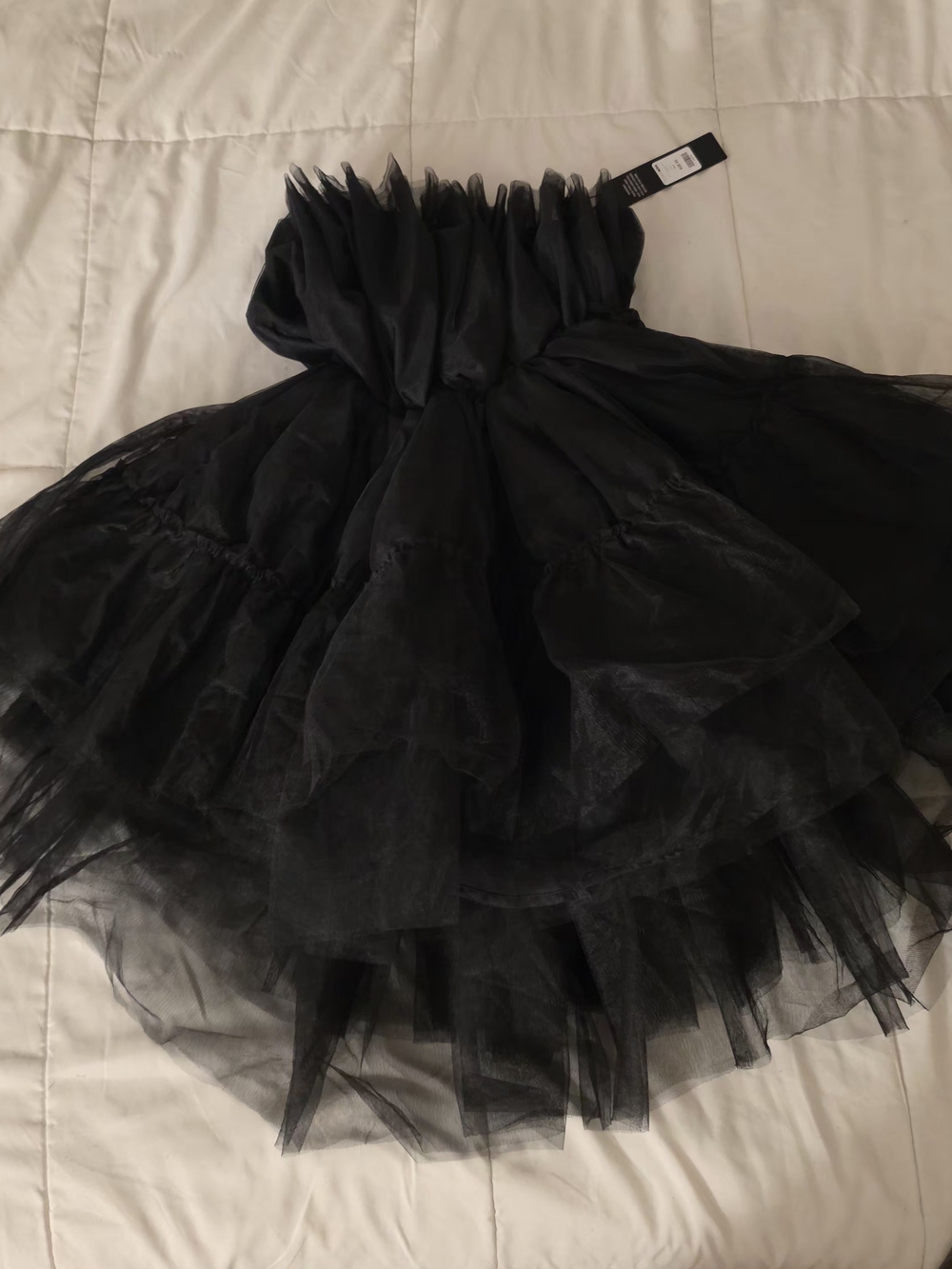 Black Tulle Layered Women’s Dress